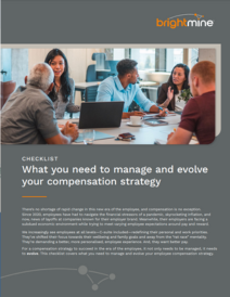 Brightmine - What you need to manage and evolve your compensation strategy