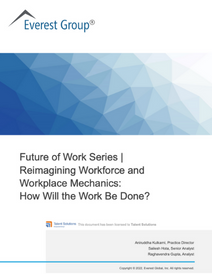 Help for HR leaders on three key questions related to the future of work: location, workforce and work processes. Free download here!