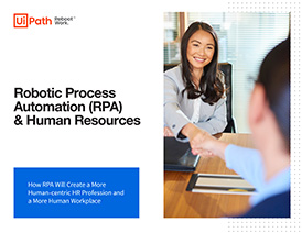 Discover how Robotic Process Automation will create a more human-centric HR profession and a more human workplace - get the free download here.