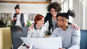 Employees consider their work colleagues their best friends 