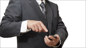 Man and Phone