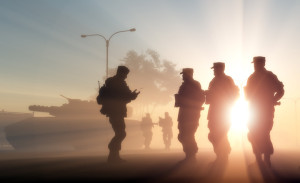 army on patrol