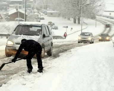 UK under the snow